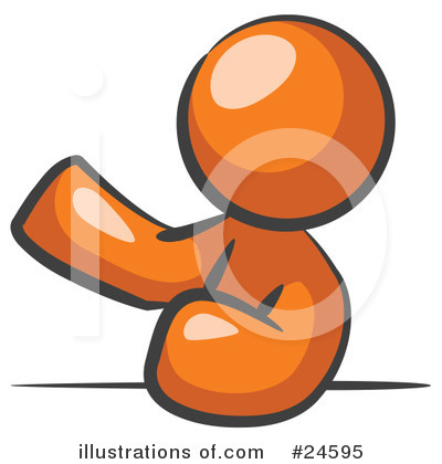 Orange Character Clipart #24595 by Leo Blanchette