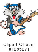 Opossum Clipart #1285271 by Dennis Holmes Designs