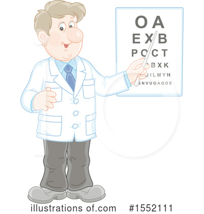 Optometrist Clipart #1552111 by Alex Bannykh