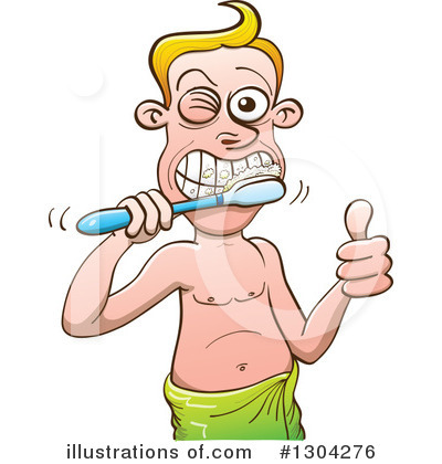 Royalty-Free (RF) Oral Hygiene Clipart Illustration by Zooco - Stock Sample #1304276