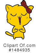 Orange Cat Clipart #1484935 by lineartestpilot