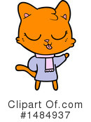 Orange Cat Clipart #1484937 by lineartestpilot