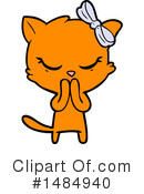 Orange Cat Clipart #1484940 by lineartestpilot