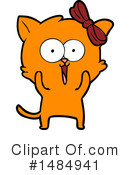 Orange Cat Clipart #1484941 by lineartestpilot