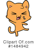 Orange Cat Clipart #1484942 by lineartestpilot