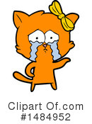 Orange Cat Clipart #1484952 by lineartestpilot