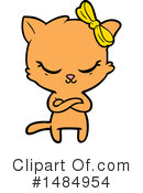 Orange Cat Clipart #1484954 by lineartestpilot