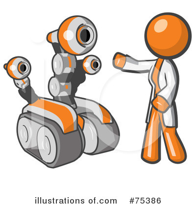 Royalty-Free (RF) Orange Collection Clipart Illustration by Leo Blanchette - Stock Sample #75386