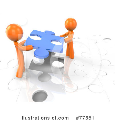 Royalty-Free (RF) Orange Collection Clipart Illustration by Leo Blanchette - Stock Sample #77651