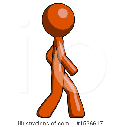 Royalty-Free (RF) Orange Design Mascot Clipart Illustration by Leo Blanchette - Stock Sample #1536617