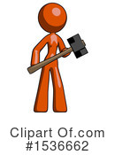 Orange Design Mascot Clipart #1536662 by Leo Blanchette