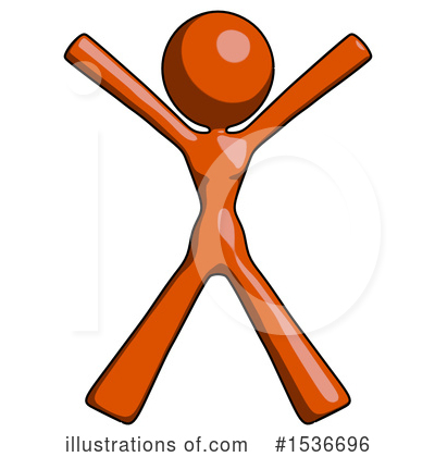 Royalty-Free (RF) Orange Design Mascot Clipart Illustration by Leo Blanchette - Stock Sample #1536696