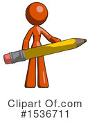 Orange Design Mascot Clipart #1536711 by Leo Blanchette