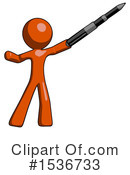 Orange Design Mascot Clipart #1536733 by Leo Blanchette