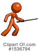 Orange Design Mascot Clipart #1536794 by Leo Blanchette