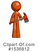 Orange Design Mascot Clipart #1536812 by Leo Blanchette