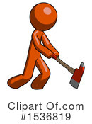 Orange Design Mascot Clipart #1536819 by Leo Blanchette