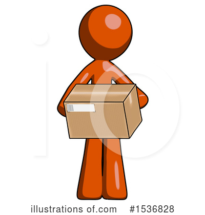 Royalty-Free (RF) Orange Design Mascot Clipart Illustration by Leo Blanchette - Stock Sample #1536828