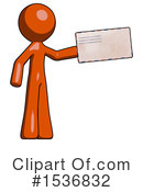 Orange Design Mascot Clipart #1536832 by Leo Blanchette