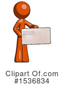Orange Design Mascot Clipart #1536834 by Leo Blanchette