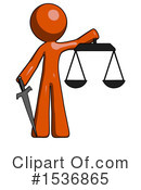 Orange Design Mascot Clipart #1536865 by Leo Blanchette