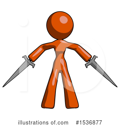 Royalty-Free (RF) Orange Design Mascot Clipart Illustration by Leo Blanchette - Stock Sample #1536877