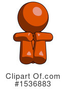 Orange Design Mascot Clipart #1536883 by Leo Blanchette