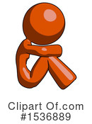 Orange Design Mascot Clipart #1536889 by Leo Blanchette
