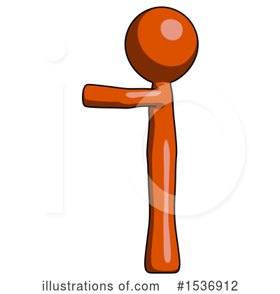 Royalty-Free (RF) Orange Design Mascot Clipart Illustration by Leo Blanchette - Stock Sample #1536912