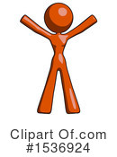 Orange Design Mascot Clipart #1536924 by Leo Blanchette