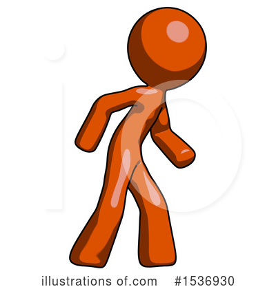Royalty-Free (RF) Orange Design Mascot Clipart Illustration by Leo Blanchette - Stock Sample #1536930