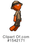 Orange Design Mascot Clipart #1542171 by Leo Blanchette