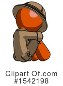 Orange Design Mascot Clipart #1542198 by Leo Blanchette
