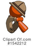 Orange Design Mascot Clipart #1542212 by Leo Blanchette