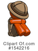 Orange Design Mascot Clipart #1542216 by Leo Blanchette