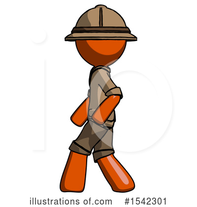 Royalty-Free (RF) Orange Design Mascot Clipart Illustration by Leo Blanchette - Stock Sample #1542301