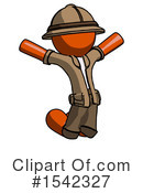 Orange Design Mascot Clipart #1542327 by Leo Blanchette