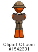 Orange Design Mascot Clipart #1542331 by Leo Blanchette