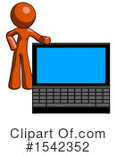 Orange Design Mascot Clipart #1542352 by Leo Blanchette