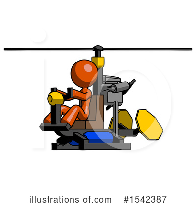 Royalty-Free (RF) Orange Design Mascot Clipart Illustration by Leo Blanchette - Stock Sample #1542387