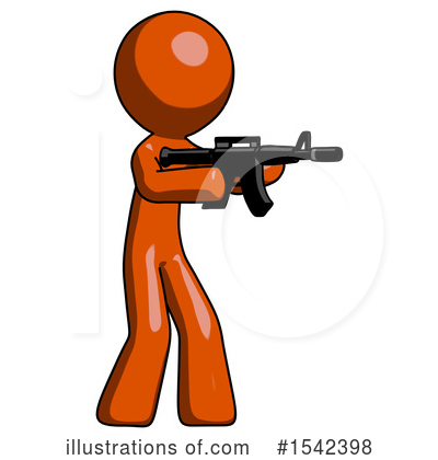 Royalty-Free (RF) Orange Design Mascot Clipart Illustration by Leo Blanchette - Stock Sample #1542398