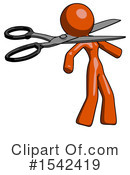 Orange Design Mascot Clipart #1542419 by Leo Blanchette