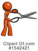 Orange Design Mascot Clipart #1542421 by Leo Blanchette
