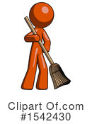 Orange Design Mascot Clipart #1542430 by Leo Blanchette