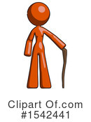 Orange Design Mascot Clipart #1542441 by Leo Blanchette