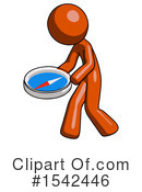 Orange Design Mascot Clipart #1542446 by Leo Blanchette