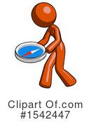 Orange Design Mascot Clipart #1542447 by Leo Blanchette