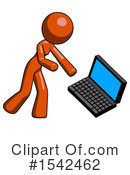Orange Design Mascot Clipart #1542462 by Leo Blanchette