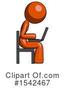 Orange Design Mascot Clipart #1542467 by Leo Blanchette