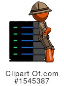 Orange Design Mascot Clipart #1545387 by Leo Blanchette